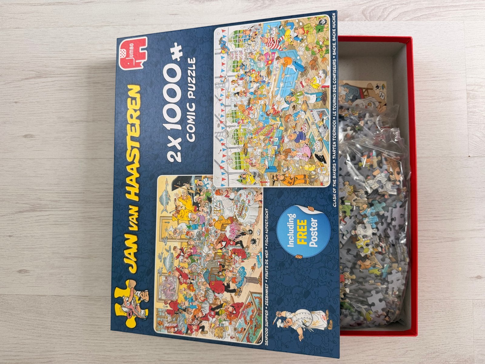Jan van Haasteren puzzels - Ongeopend, Ophalen, 500 t/m 1500 stukjes, Nieuw, Legpuzzel