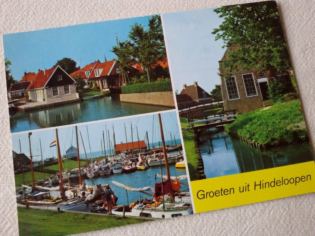 Friesland - Hindeloopen 3 afbeeldingen, Ophalen of Verzenden, 1980 tot heden, Ongelopen, Friesland