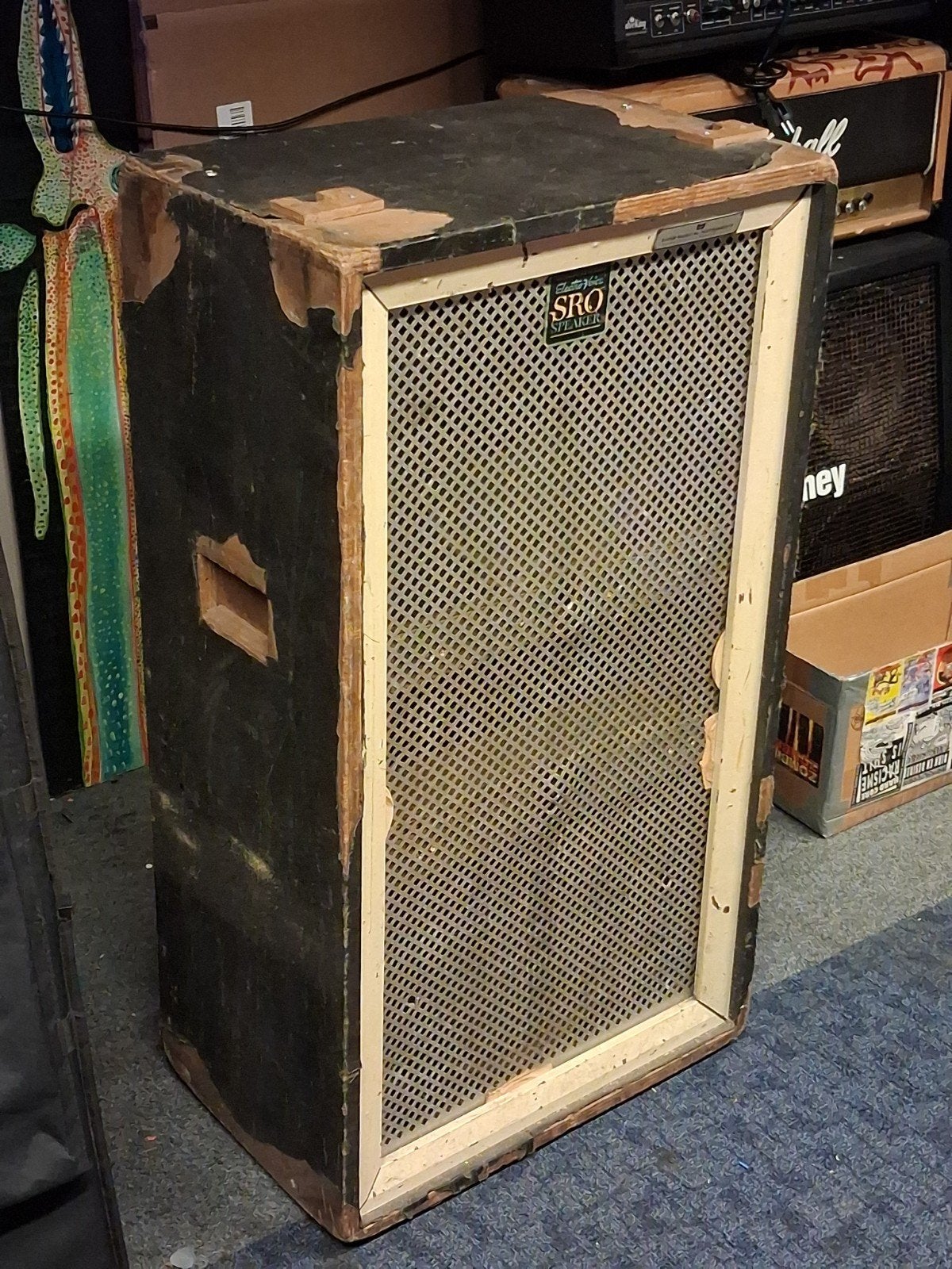 Vintage SRO 2x15" Speakerkast basgitaar - Type SRO-12-12, Ophalen