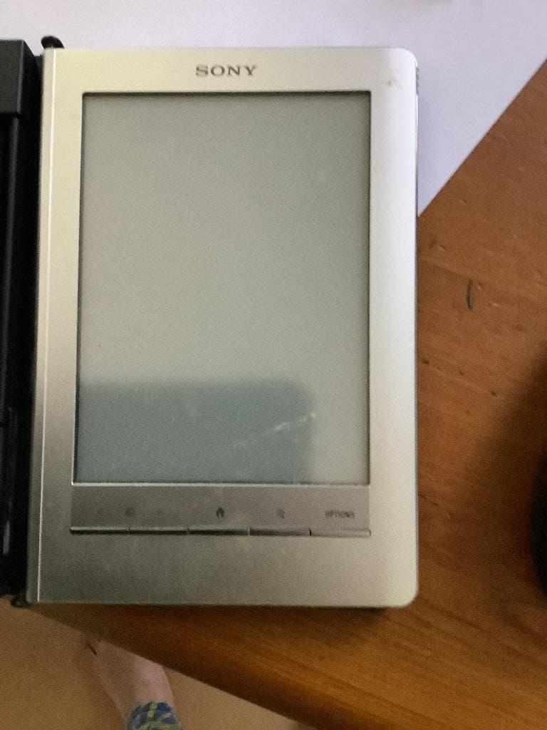 sony e reader met hoes en boeken, Ophalen, Zo goed als nieuw, Sony e reader