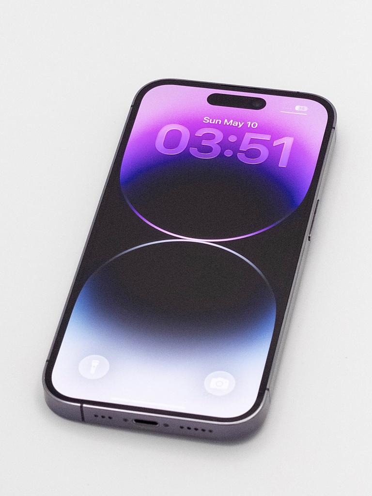 Prachtige iPhone 14 Pro Purple 128GB, 100% batterijconditie!, Apple, ., Paars, Ophalen of Verzenden