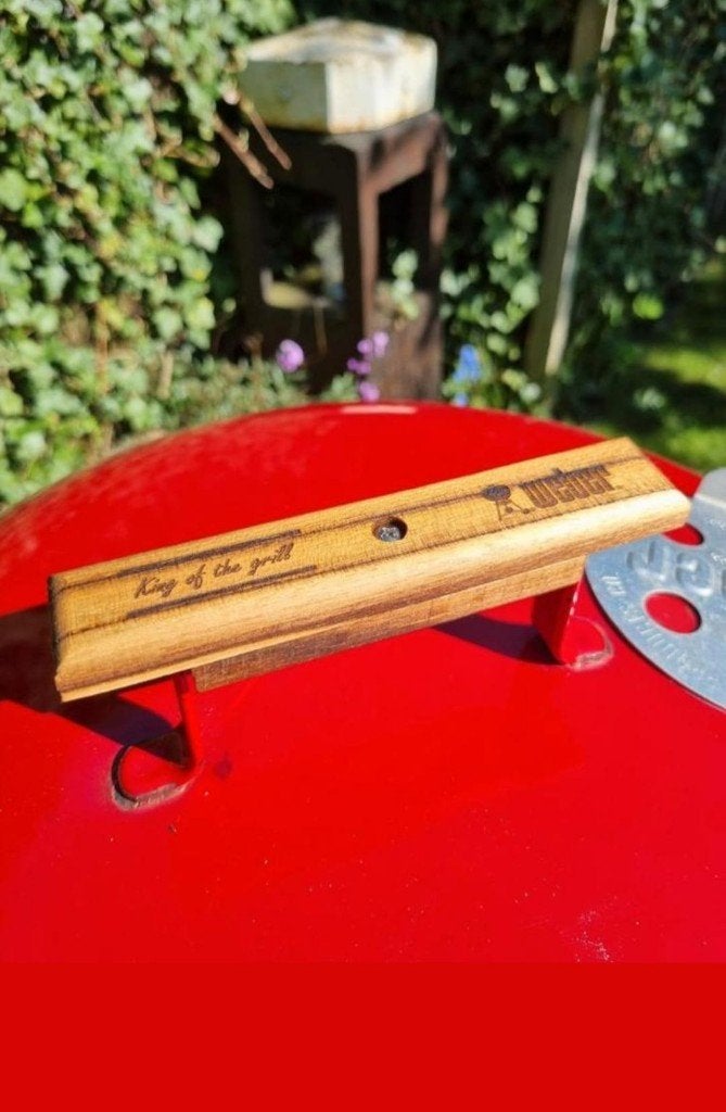 Teakhouten handgrepen Weber – handgemaakt & gravure mogelijk, Ophalen, Nieuw
