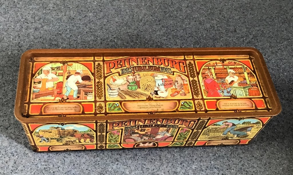 Jubileumeditie blik Peijnenburg peperkoek / ontbijtkoek, Ophalen of Verzenden, Gebruikt, Overige, Overige merken
