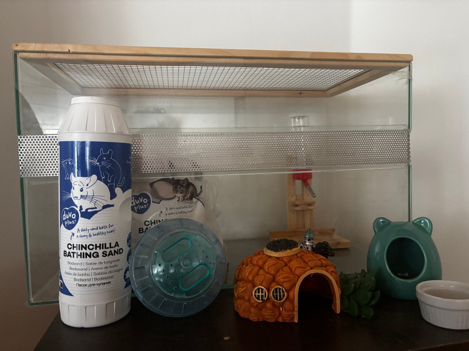 Glazen hamster bak, Ophalen, Zo goed als nieuw