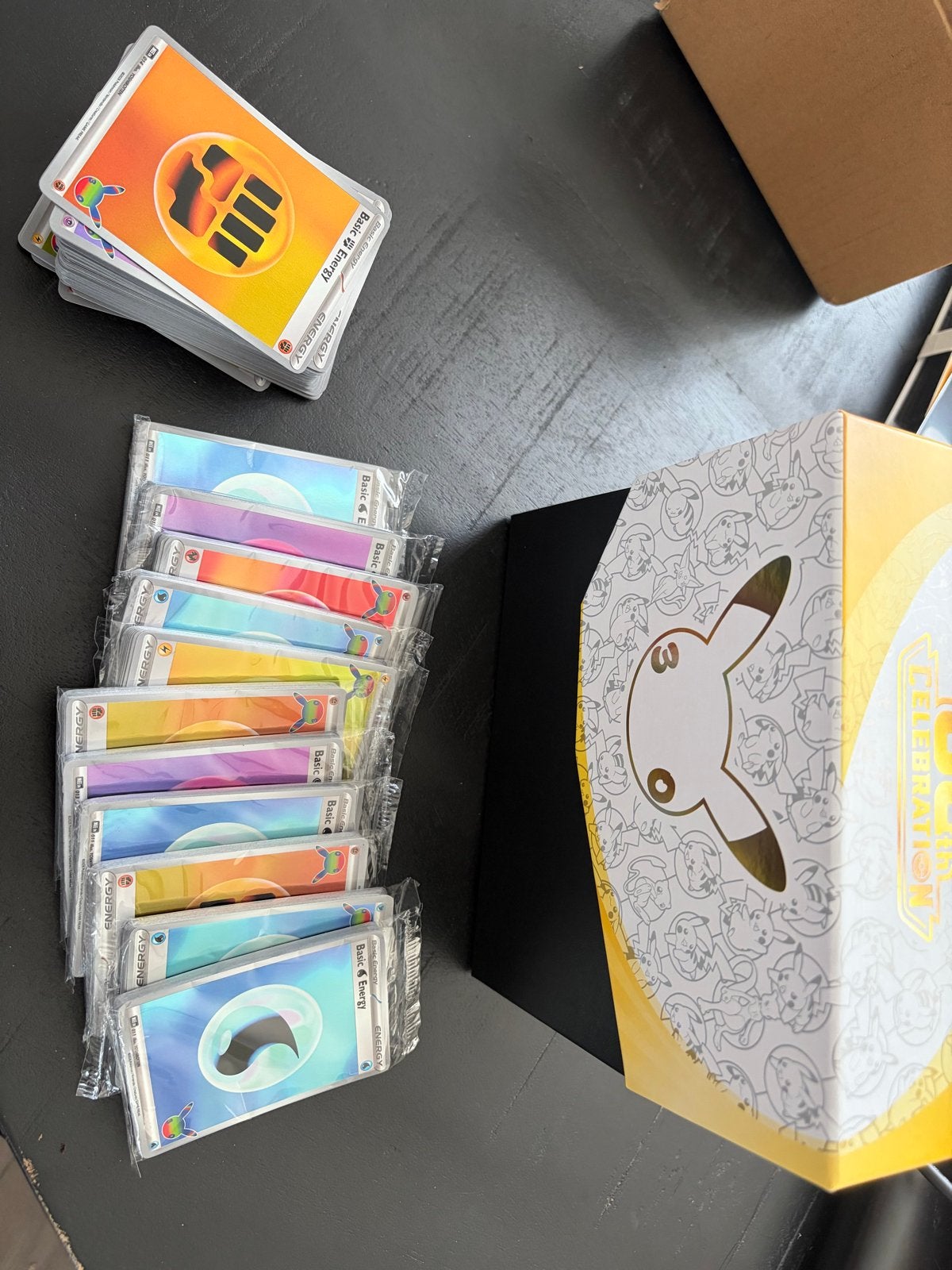 Pokémon 30th energy kaarten., Ophalen of Verzenden, Gebruikt, Meerdere kaarten