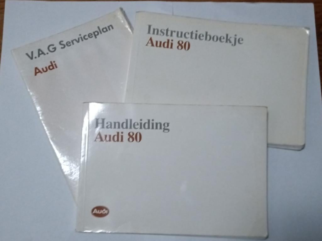 Audi 80 Handleiding, Instructieboekje en Serviceplan, Ophalen of Verzenden
