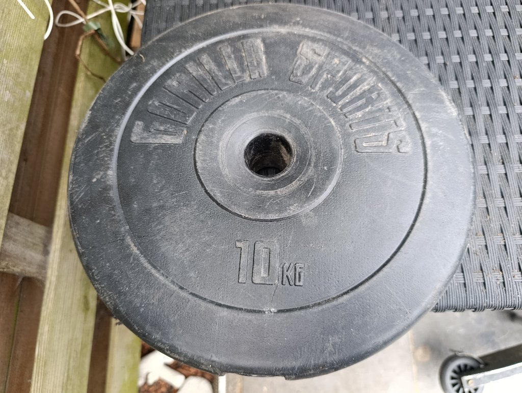 Fitness gewichten, Ophalen, Gebruikt, Armen, Halterschijven