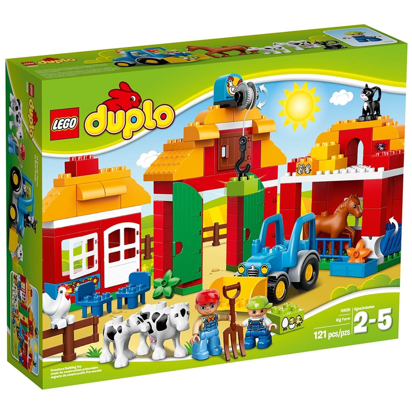 Duplo 10525 grote boerderij, Kinderen en Baby's, Speelgoed | Duplo en Lego, Ophalen of Verzenden, Zo goed als nieuw, Duplo