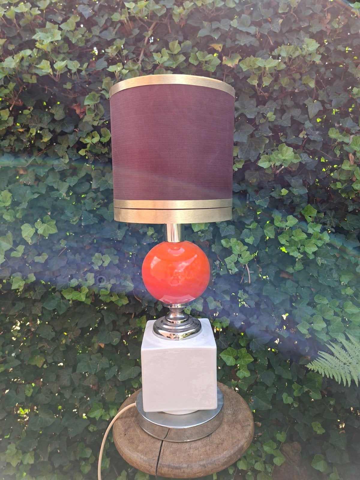 vintage design tafel of schemerlamp, Ophalen of Verzenden