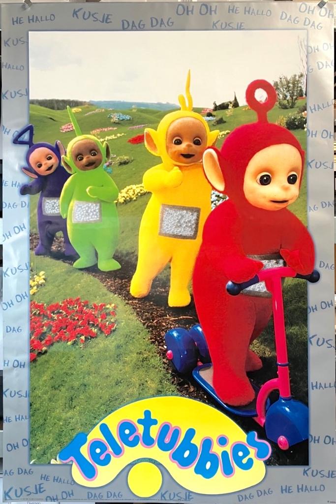 Teletubbies posters - Verkerke prints uit 1998, Verzamelen, Verzenden, Zo goed als nieuw, A1 t/m A3, Film en Tv