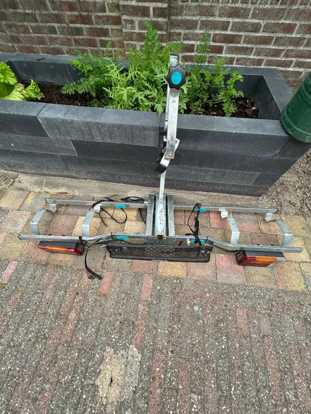 Multa fietsendrager (RVS) - geschikt voor voor zware E-bike, Auto diversen, Ophalen, Brede banden, Zo goed als nieuw, 2 fietsen