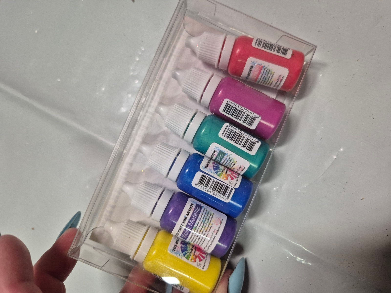 nieuw urban nails pure paint summer metallic collectie, Overige kleuren, Nieuw, Ophalen of Verzenden, Handen en Nagels