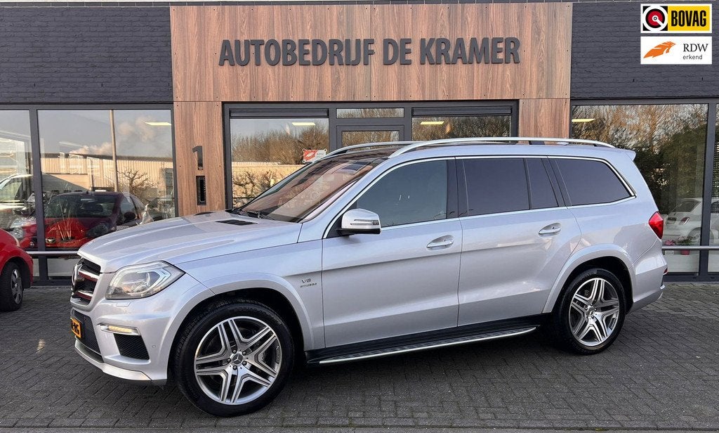 Mercedes-Benz GL-klasse AMG 63 7 persoons, Auto's, Mercedes-Benz, Parkeerassistent, 8 cilinders, 7 stoelen, Leder