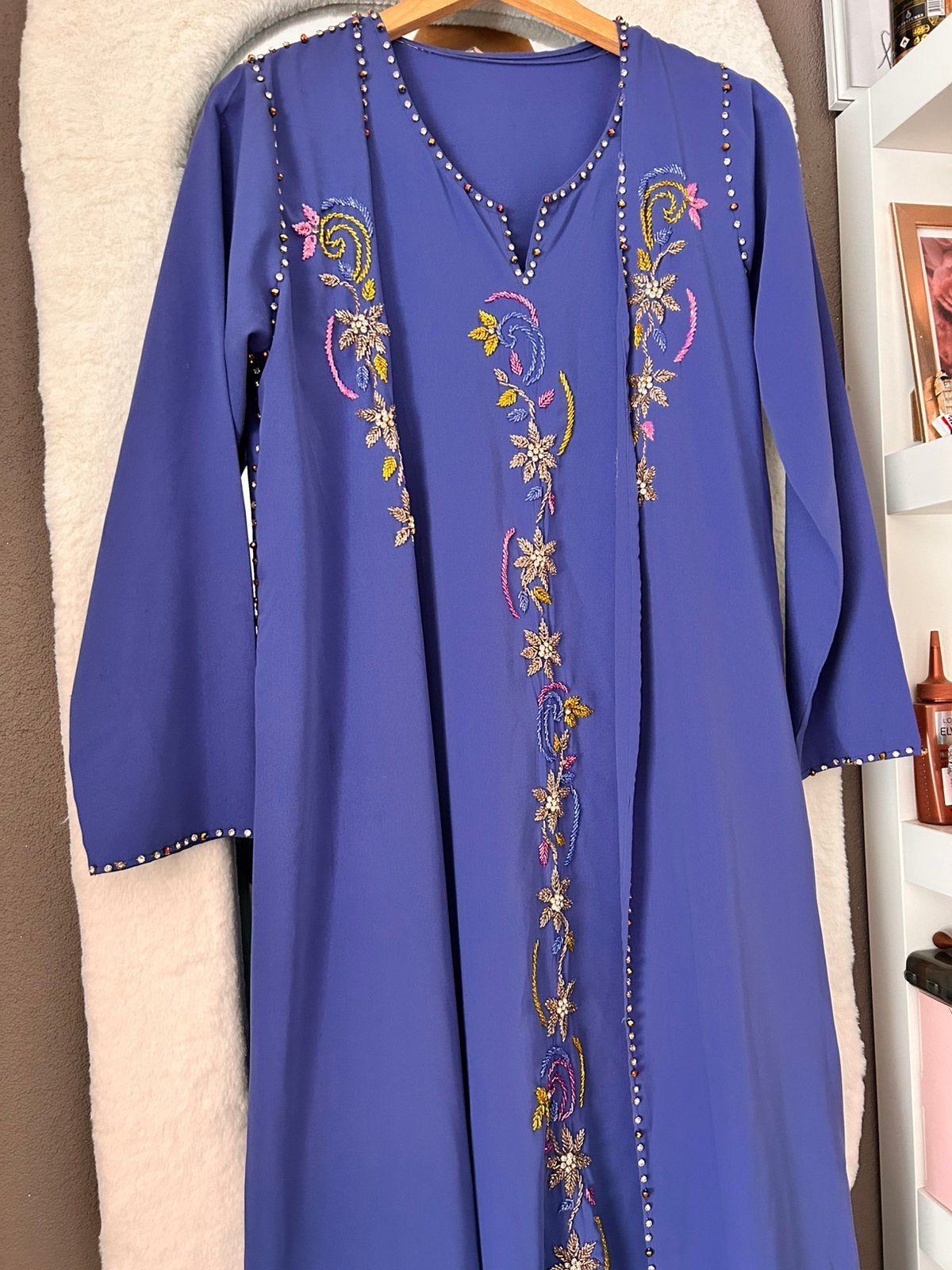 Luxe 2 delige kaftan caftan kimono maat L, Ophalen of Verzenden, Zo goed als nieuw, Maat 38/40 (M), Overige typen