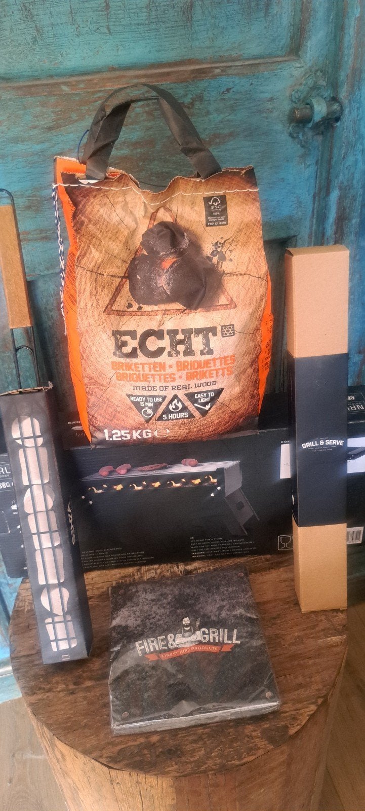 NIEUWE COMPACTE BBQ VAN NORLANDER set, Ophalen of Verzenden, Nieuw, Echt, Fire & Grill, Senza norlander