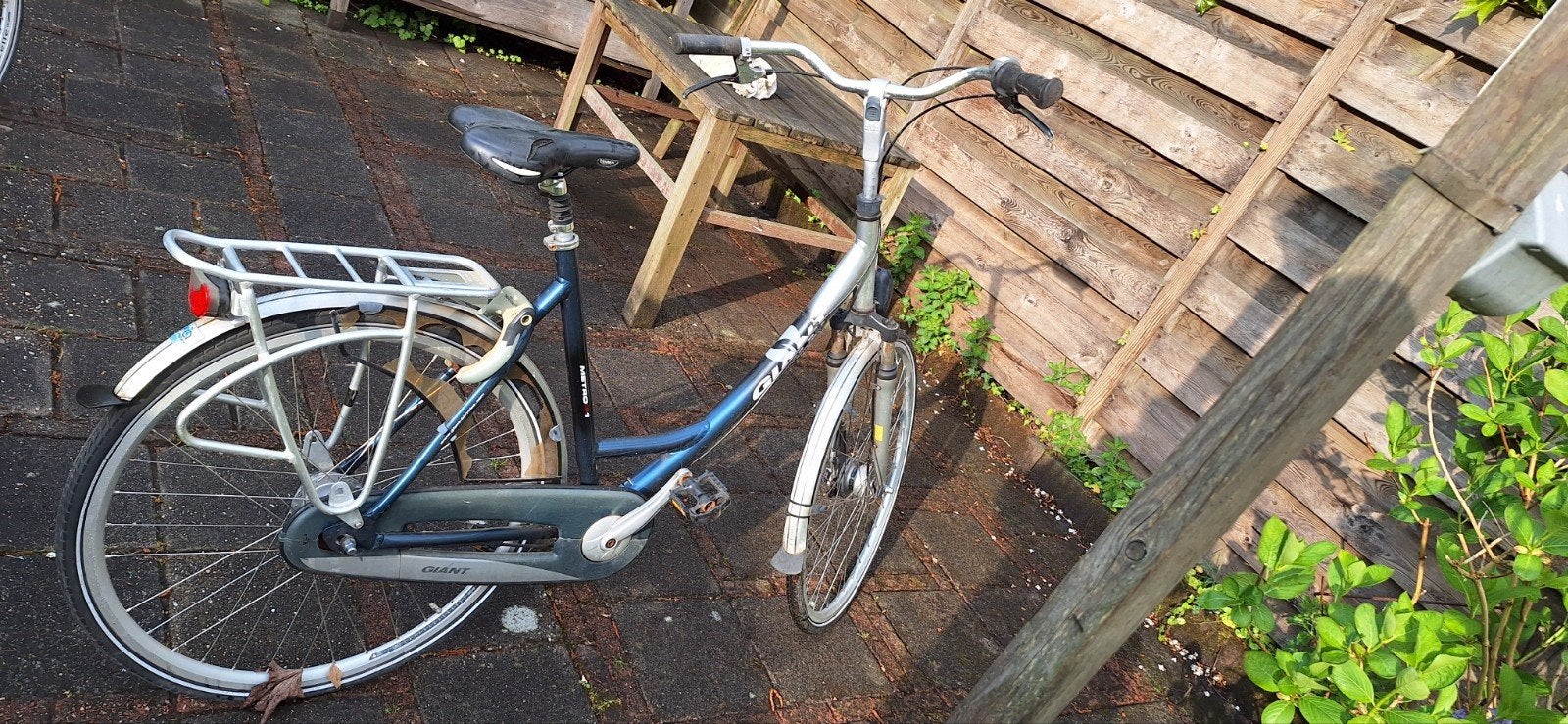dames stationsfiets, Fietsen en Brommers, Ophalen, Gebruikt, Trommelrem, Giant