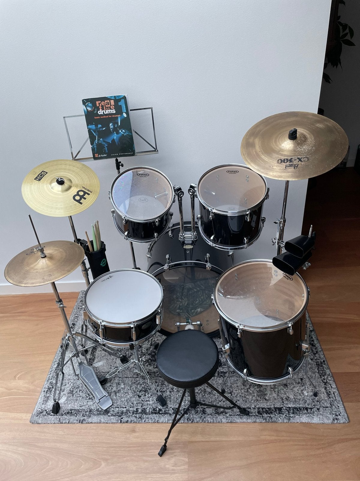 ZGAN! Pearl Forum Series drumstel met accessoires, Ophalen, Zo goed als nieuw, Pearl