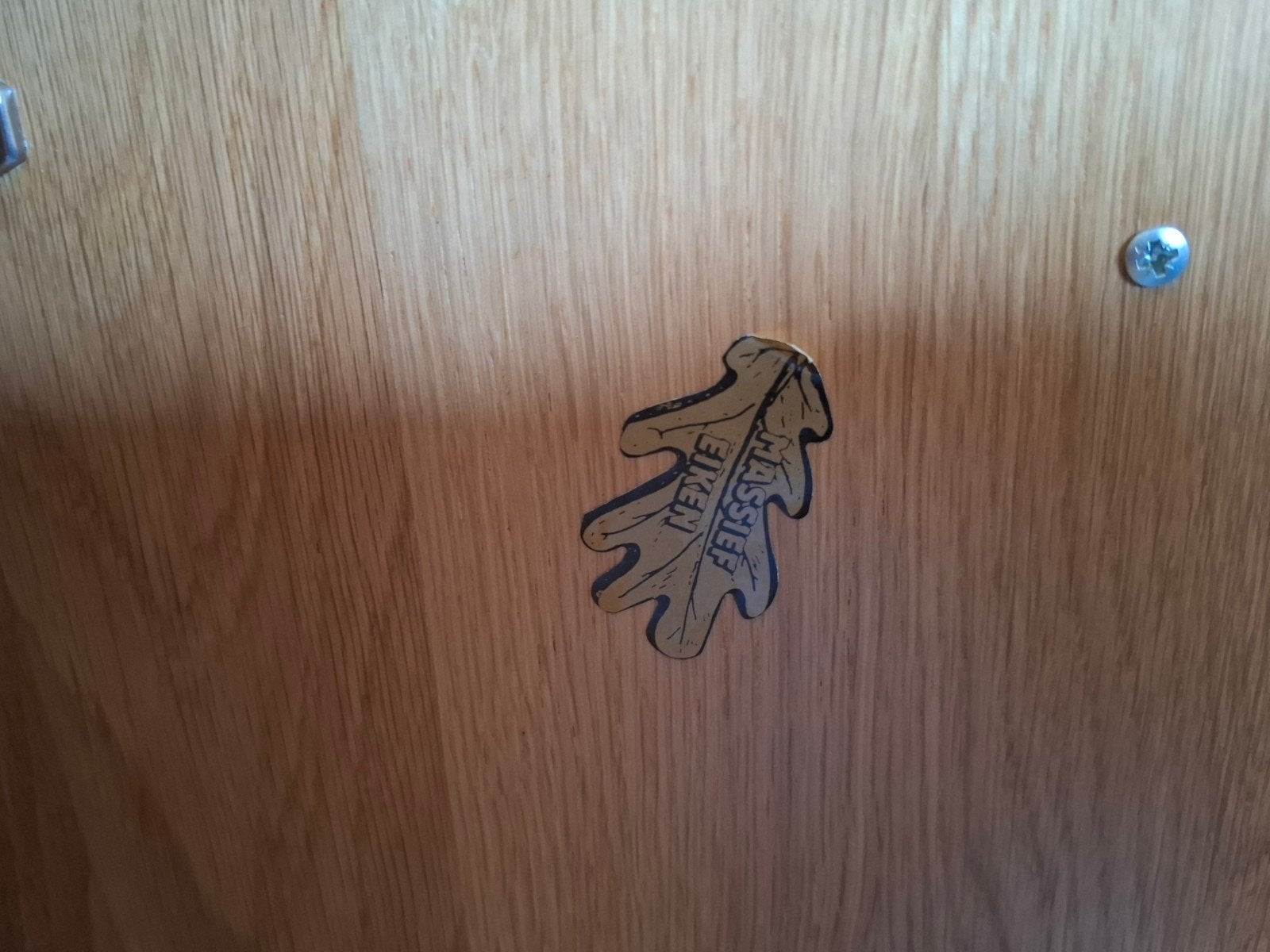 massief eiken dressoir, Huis en Inrichting, Kasten | Dressoirs, Ophalen, Met deur(en), 150 tot 200 cm, Eikenhout