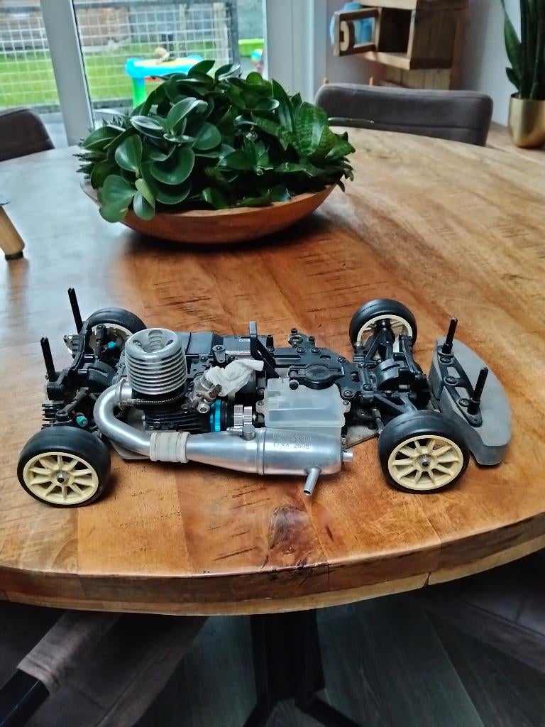 Rc auto Tamiya mk2, Ophalen of Verzenden, Zo goed als nieuw, Schaal 1:10, Auto onroad