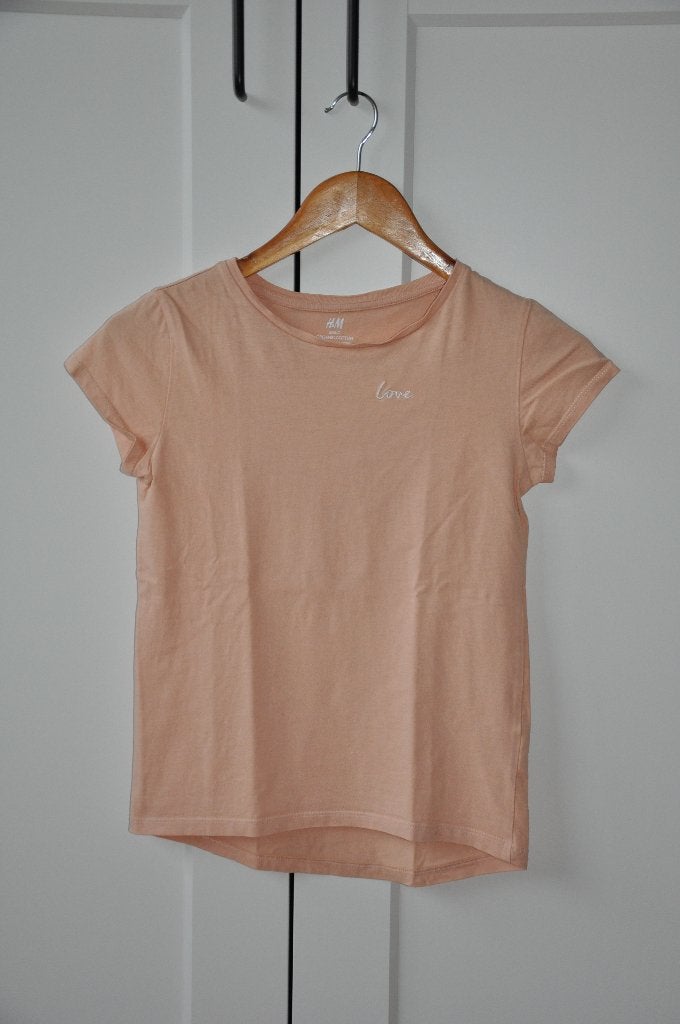 tshirt 146/152, h&m top 146/152, kinderkleding 146/152, Kinderen en Baby's, Kinderkleding | Maat 152, Zo goed als nieuw, Meisje