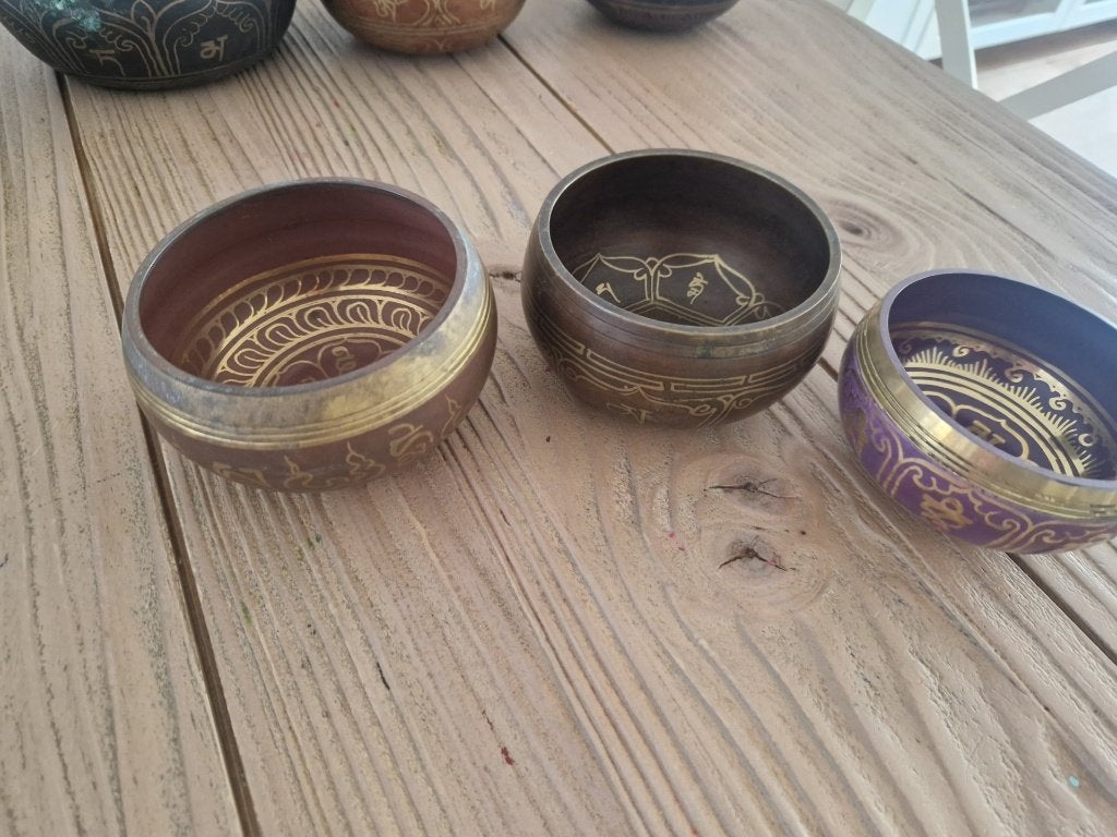 Restpartij klankschalen, vanaf 15 euro per stuk., Antiek en Kunst, Ophalen of Verzenden
