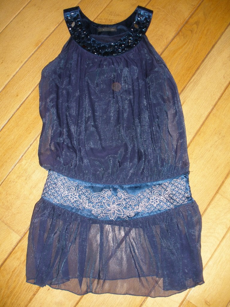 Top kobalt blauw voile maat S - nieuw -, Kleding | Dames, Tops, Ophalen of Verzenden, Nieuw, Blauw, Zonder mouw
