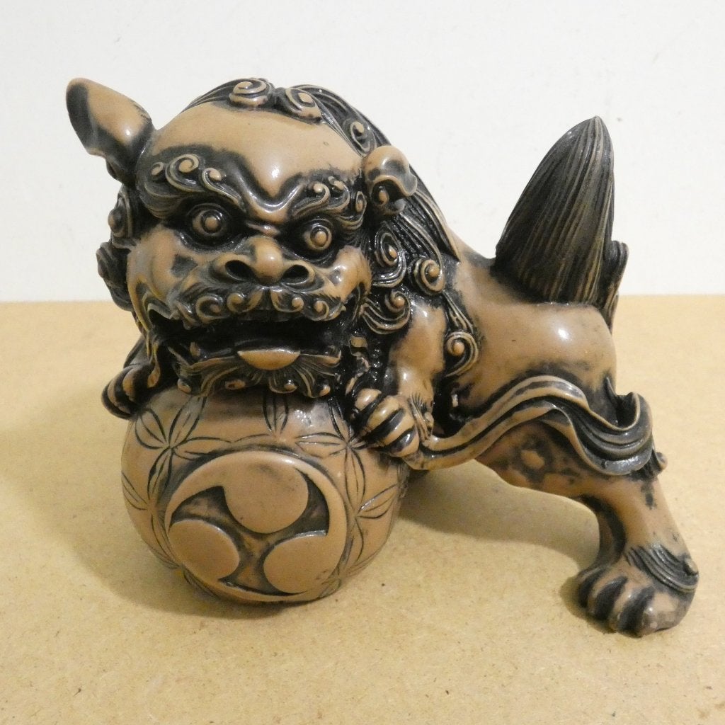 Vintage Japanse Komainu Foo Dog Beeldje - Beschermer [1236], Ophalen of Verzenden