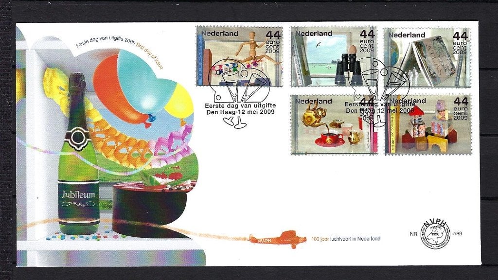 FDC NVPH E588 onbeschreven, Ophalen of Verzenden, Onbeschreven, Nederland