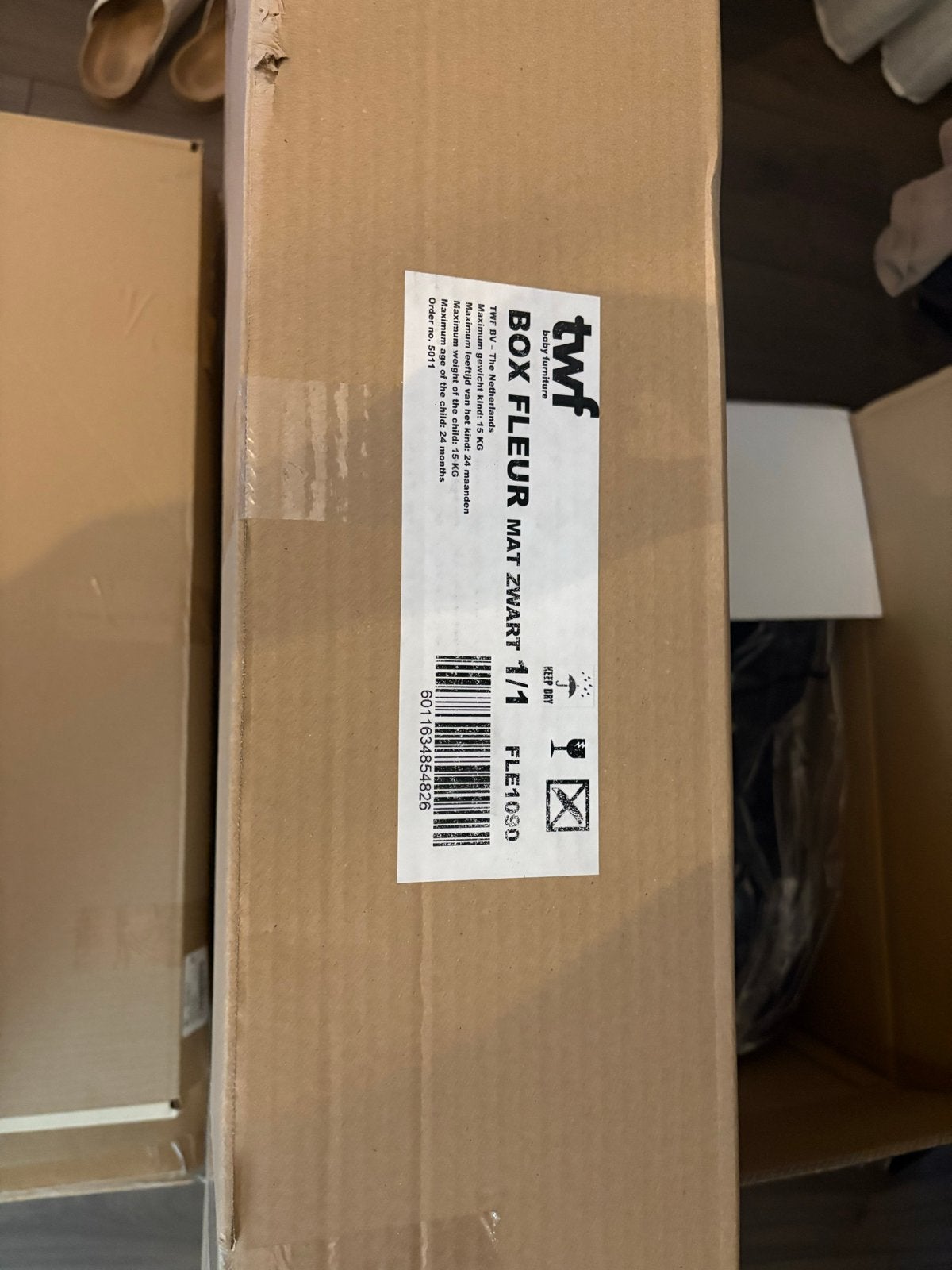 TWF Box Fleur Mat Zwart - Nieuw in verpakking, Ophalen, Nieuw, Vierkant