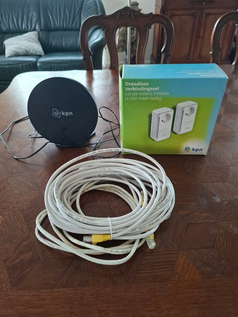 KPN draadloze verbindingsset en super Wifi, Ophalen, Gebruikt