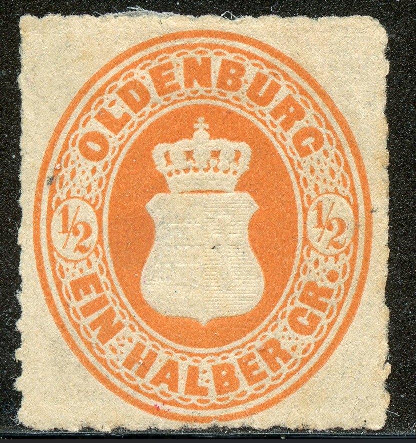 Duitse Staaten - Oldenburg 16a ongebruikt, Verzenden, Overige periodes, Postfris