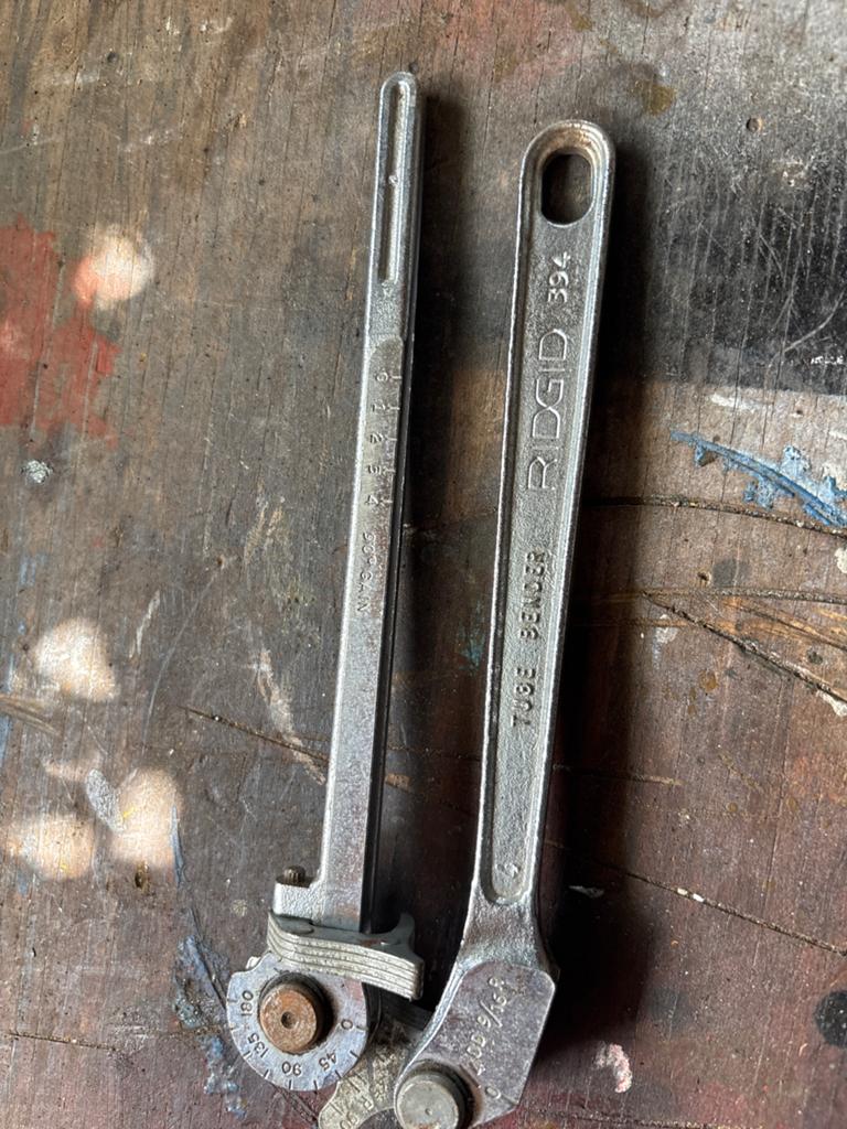 RIDGID 394 Pijpenbuiger - Vintage Gereedschap, Ophalen of Verzenden, Gebruikt