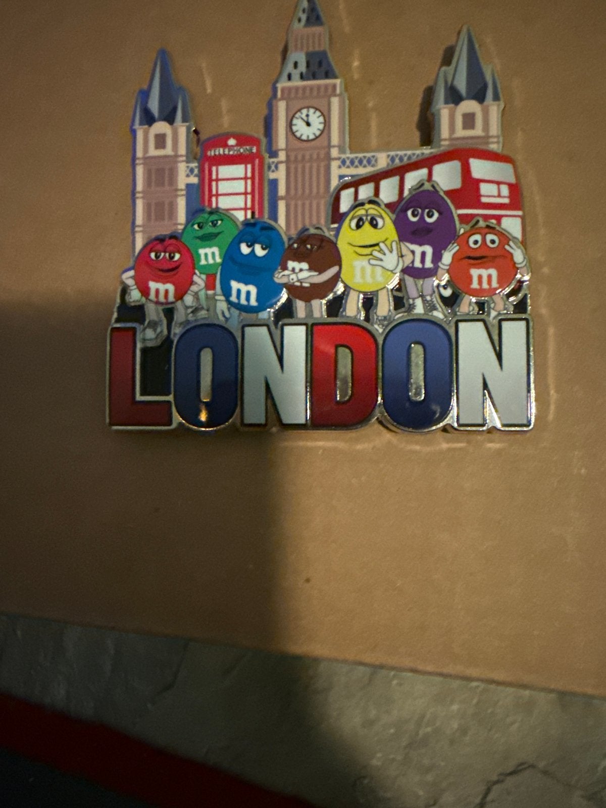 M&M's London magneet - Big Ben, telefooncel, bus, Verzamelen, Overige Verzamelen, Ophalen of Verzenden, Gebruikt