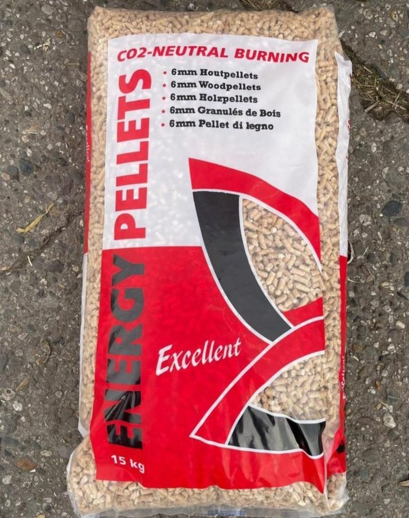 Hout pellets Energy Pellets excellent ENplus A1 zakken 15kg, Tuin en Terras, Haardhout, Minder dan 3 m³, Ophalen
