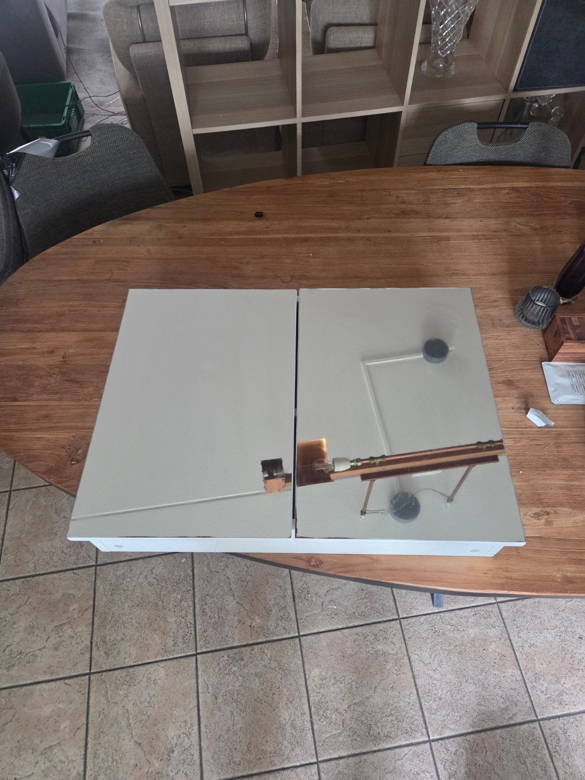 Spiegelkast badkamer wit met 2 deuren, Huis en Inrichting, Ophalen, 50 tot 100 cm, Minder dan 25 cm, Minder dan 100 cm