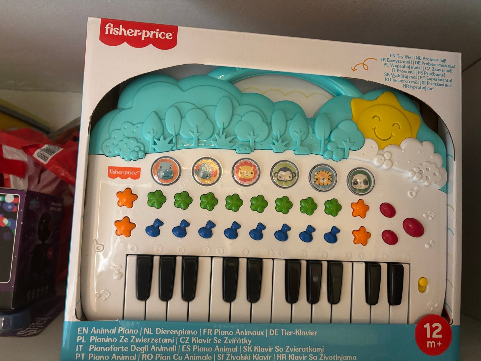 Fisher-Price Dierenpiano - Nieuw in doos, Ophalen of Verzenden, Nieuw, Overige typen, Met geluid