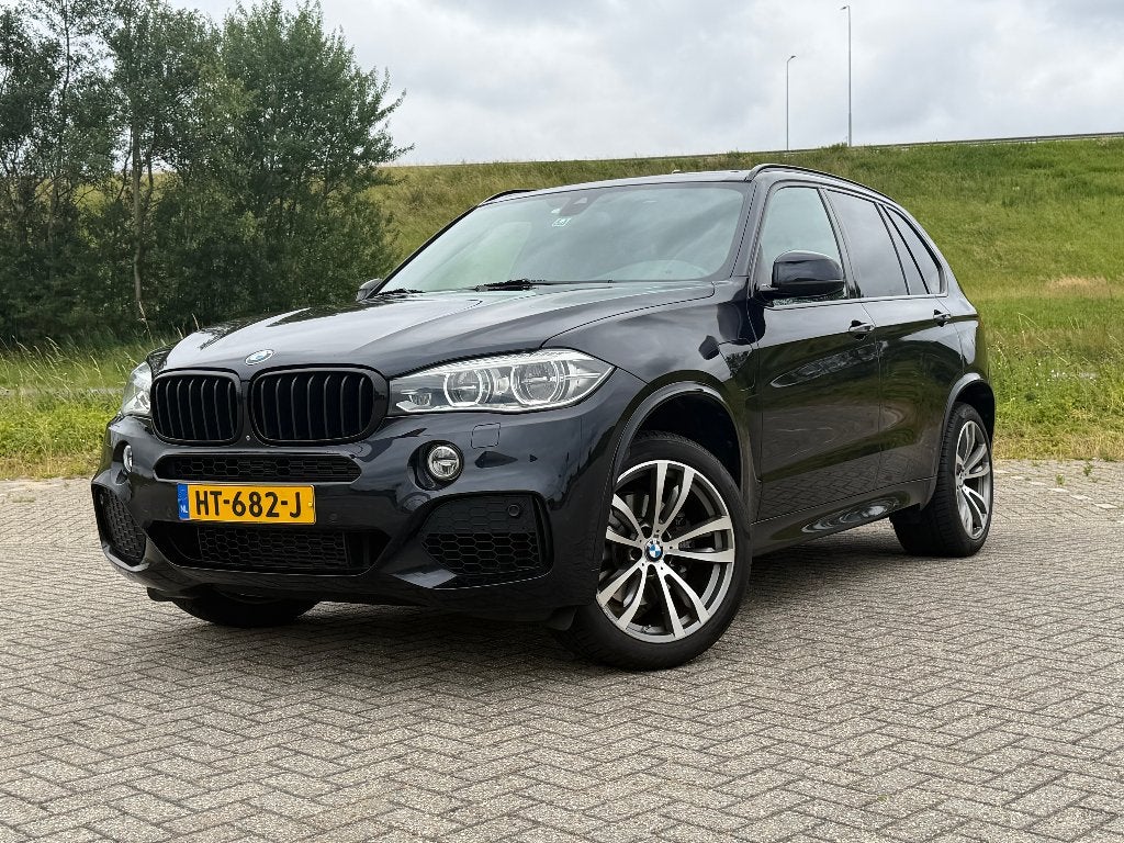 BMW X5 Xdrive40e Iperformance 313pk Aut 2015 Zwart, Auto's, 4 cilinders, Zwart, SUV of Terreinwagen, 29 km/l