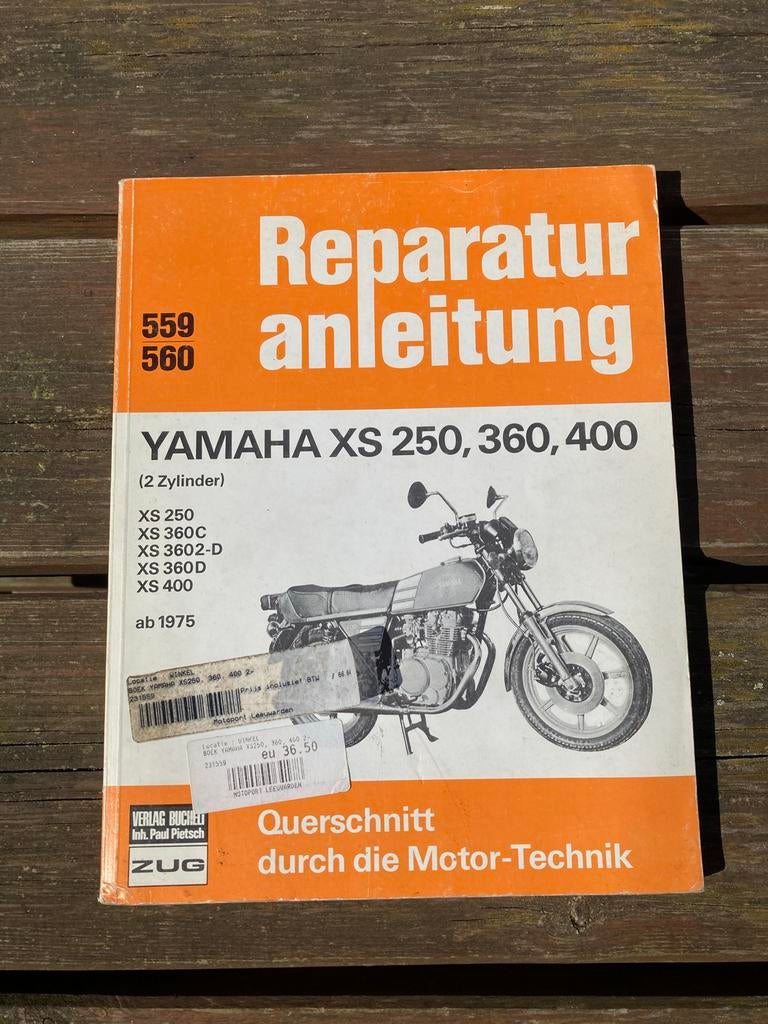 Yamaha XS 250, 360, 400 Reparaturanleitung (Duits), Motoren, Ophalen, Yamaha