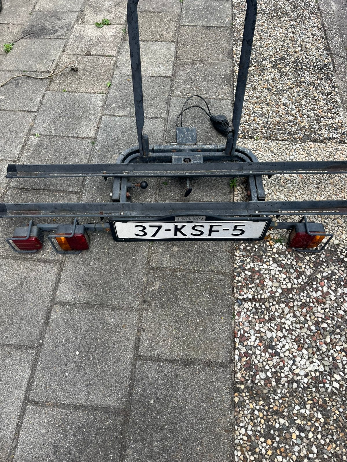 Fietsendrager, Ophalen, 2 fietsen, Gebruikt, Trekhaakdrager
