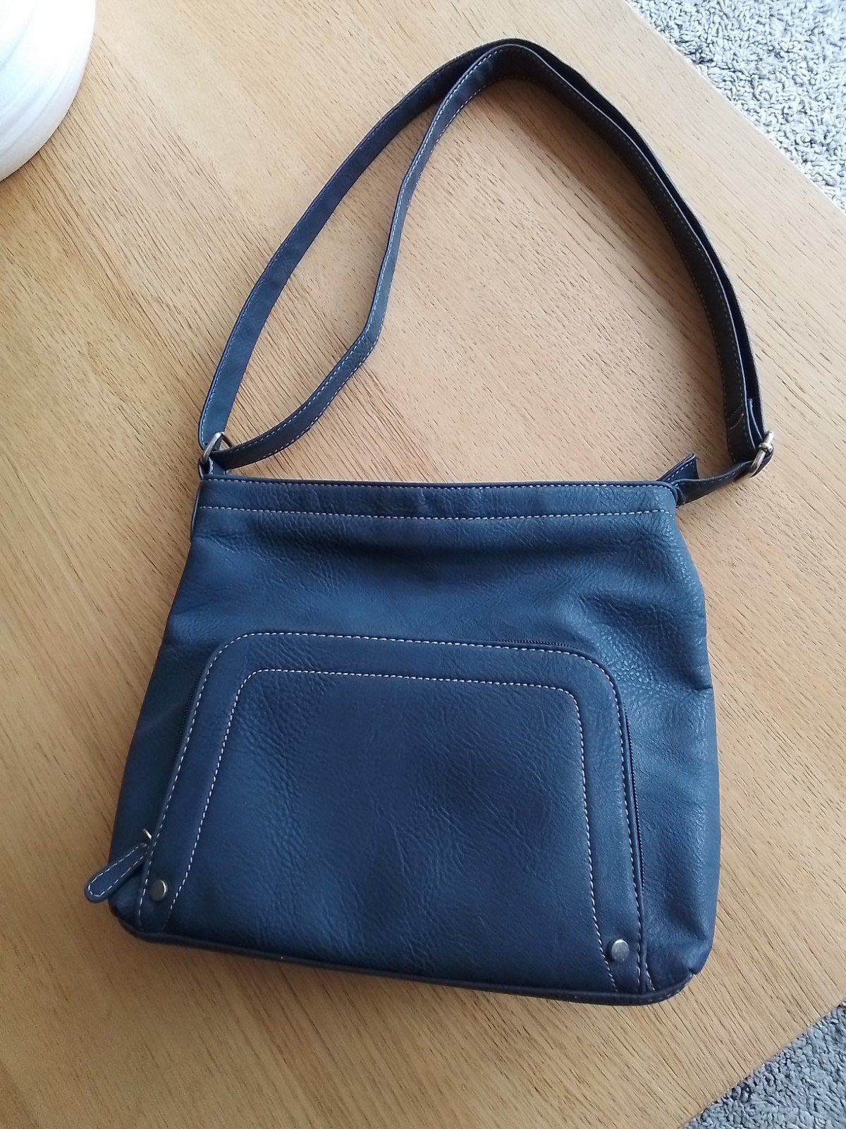 Nieuwe donkerblauwe schoudertas, Ophalen of Verzenden, Nieuw, Blauw, Schoudertasje