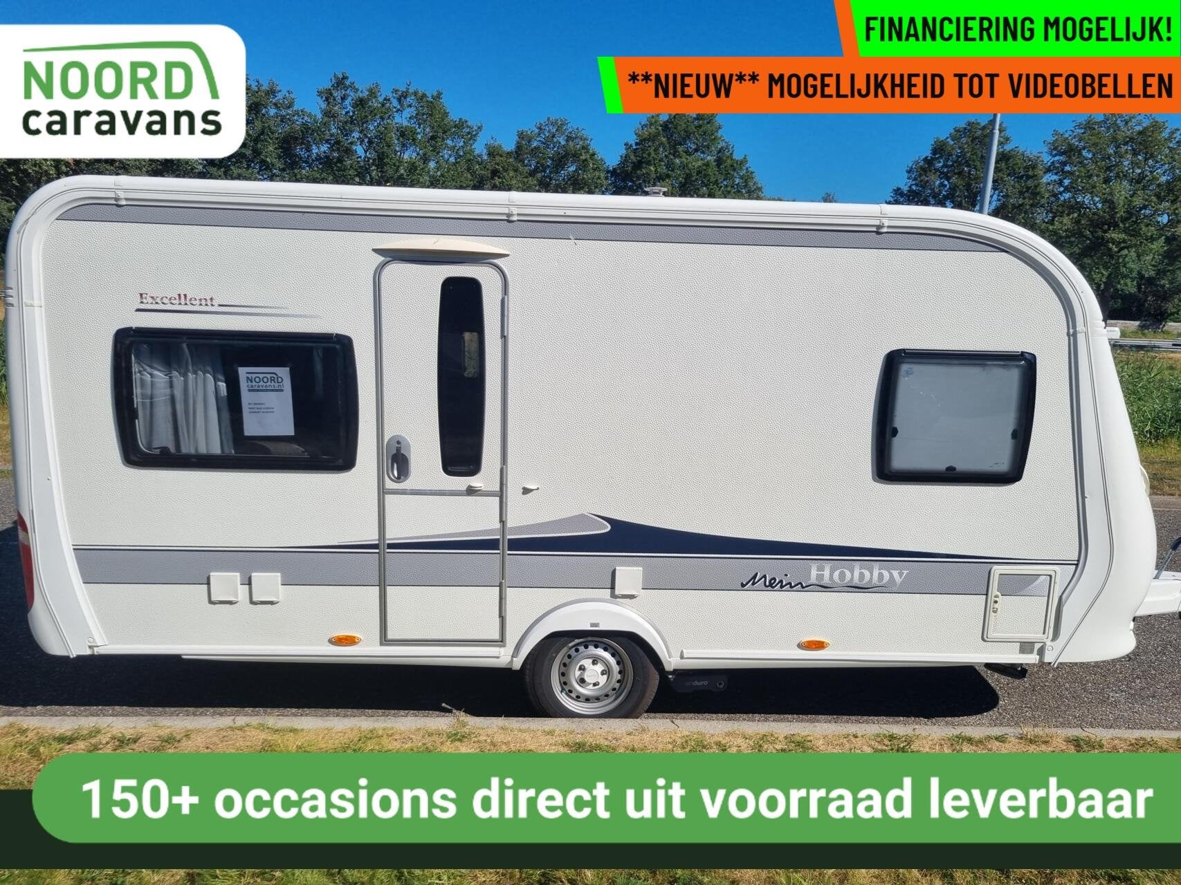 Hobby 460 UFE excellent MOVER + VOORTENT + FRANSBED + DOUCHE, Caravans en Kamperen, Rondzit, Hobby, Bedrijf, 6 tot 7 meter