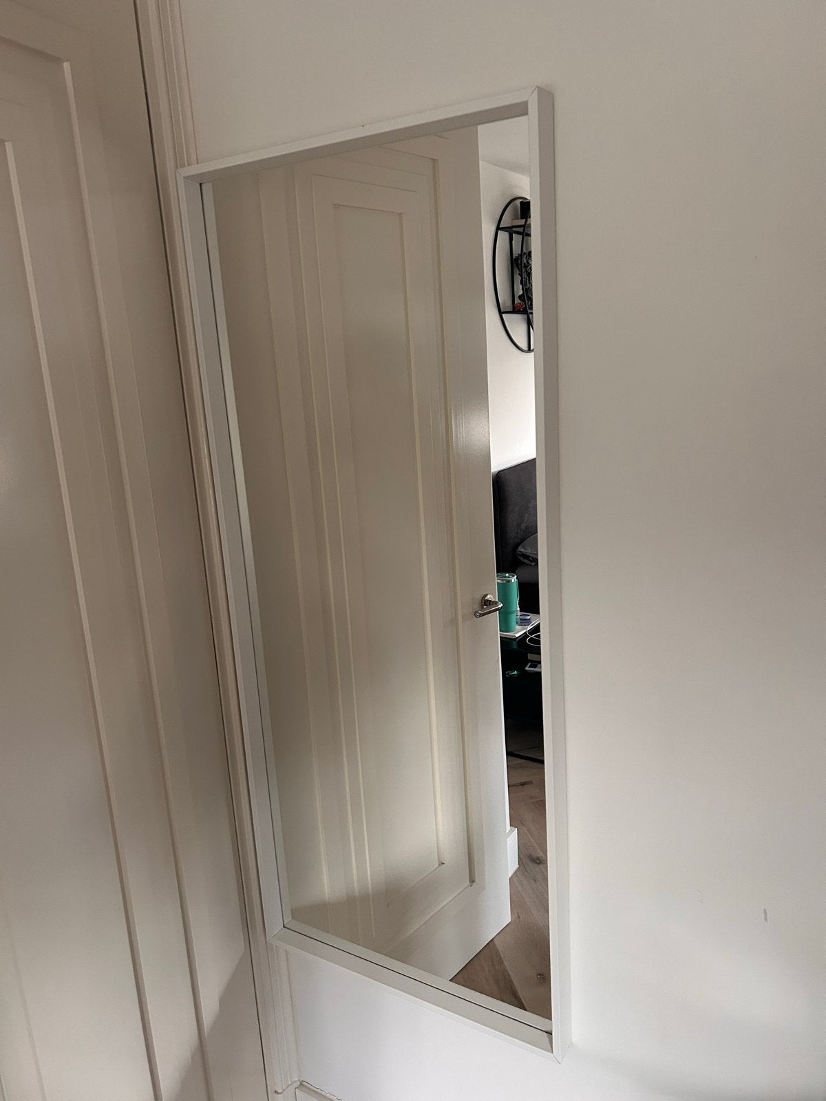 Ikea Nissedal spiegel, Huis en Inrichting, Woonaccessoires | Spiegels, Ophalen, Zo goed als nieuw, 150 tot 200 cm, Rechthoekig