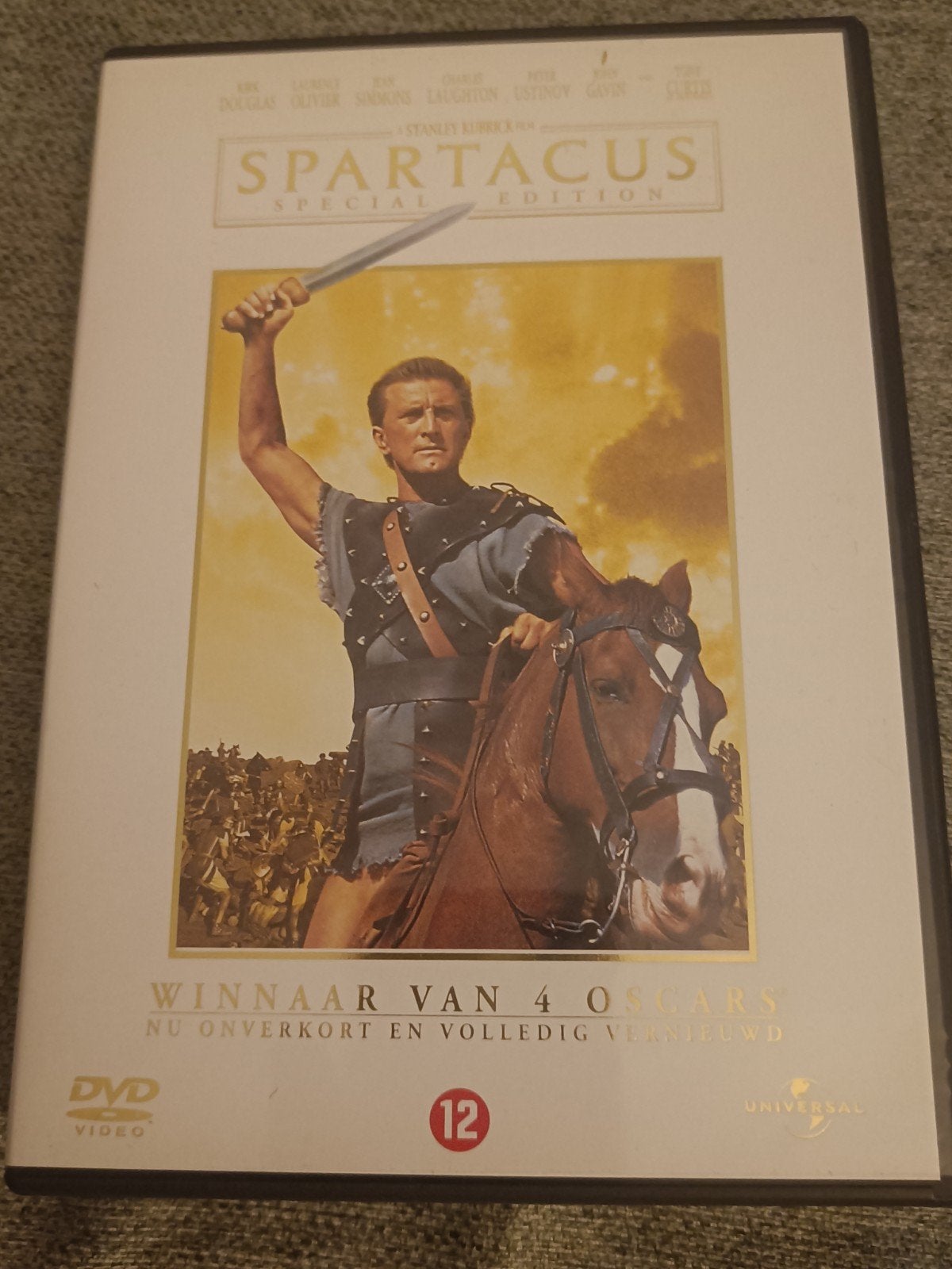 Spartacus Special Edition DVD - Klassieke Actiethriller, Cd's en Dvd's, Engels, Ophalen of Verzenden, Zo goed als nieuw, Duits