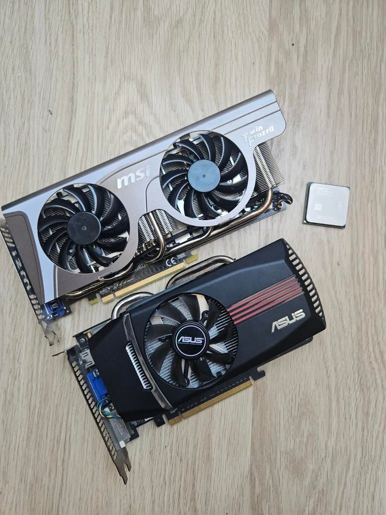 MSI Twin Frozr II, Asus GTX 1050 Ti en AMD FX processor, Computers en Software, Videokaarten, Gebruikt, HDMI, DVI, VGA, Ophalen of Verzenden