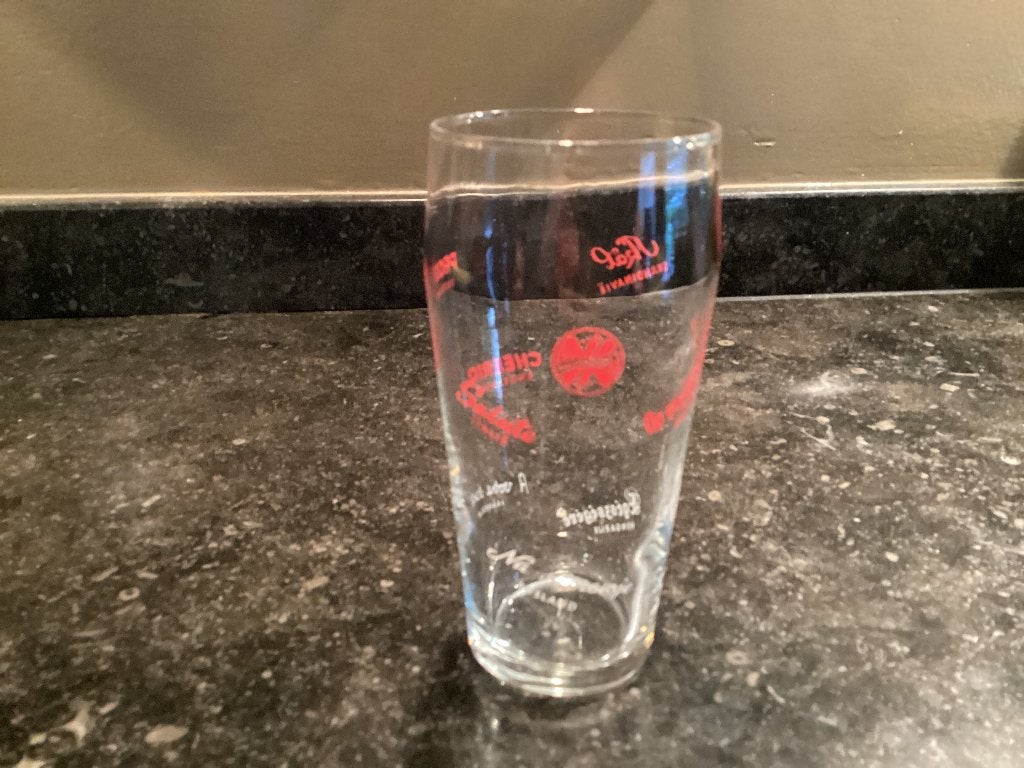 Bierglas Phoenix brouwerij amersfoort, Ophalen of Verzenden, Zo goed als nieuw, Glas of Glazen, Overige merken