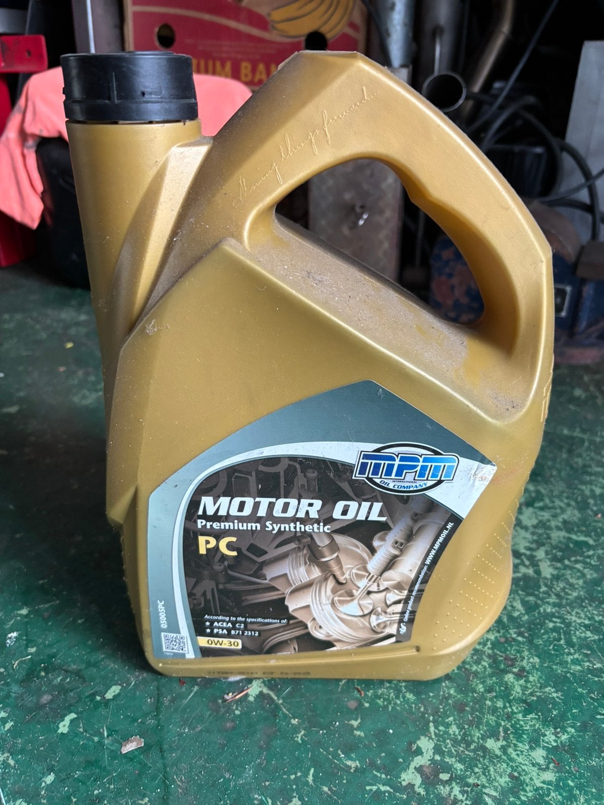 MPM 0W-30 motorolie, Ophalen