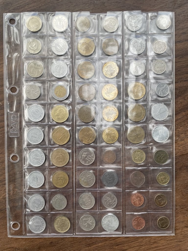 256 verschillende wereldmunten, Verzenden, Buitenland, Munten