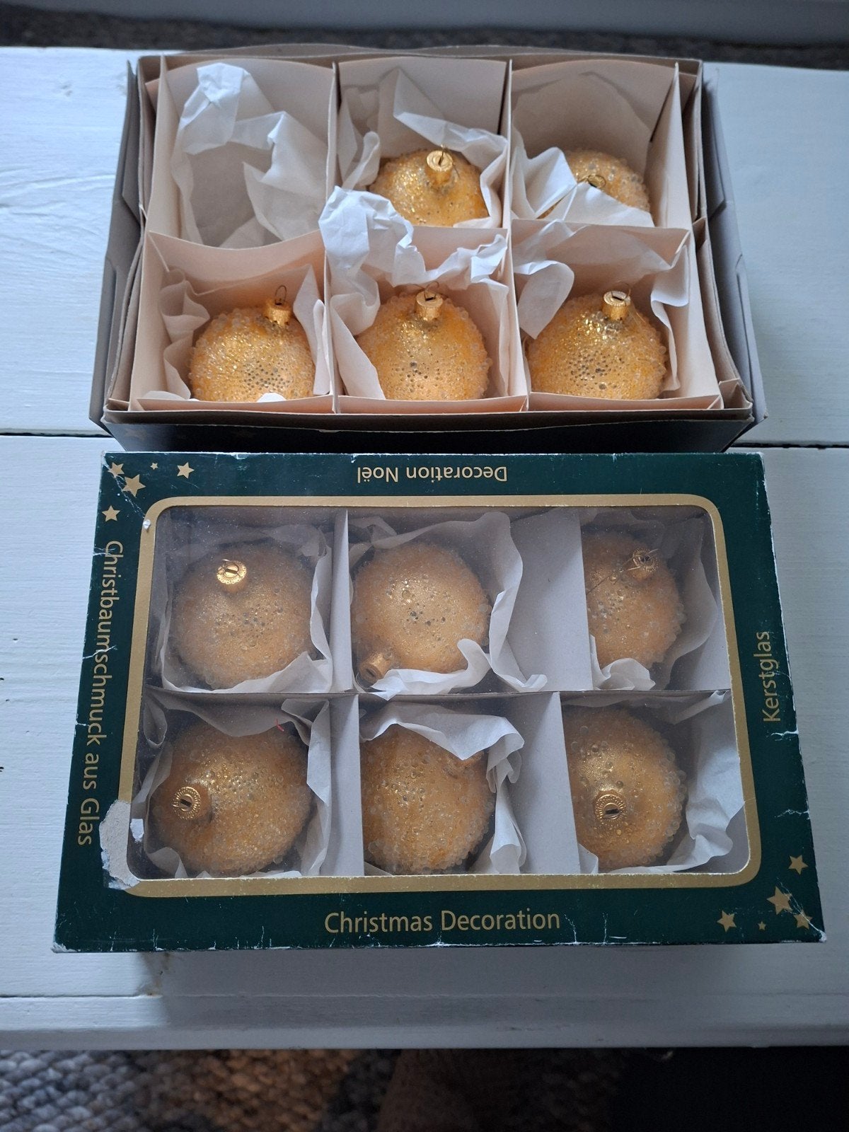 Glazen kerstballen, Diversen, Ophalen, Gebruikt