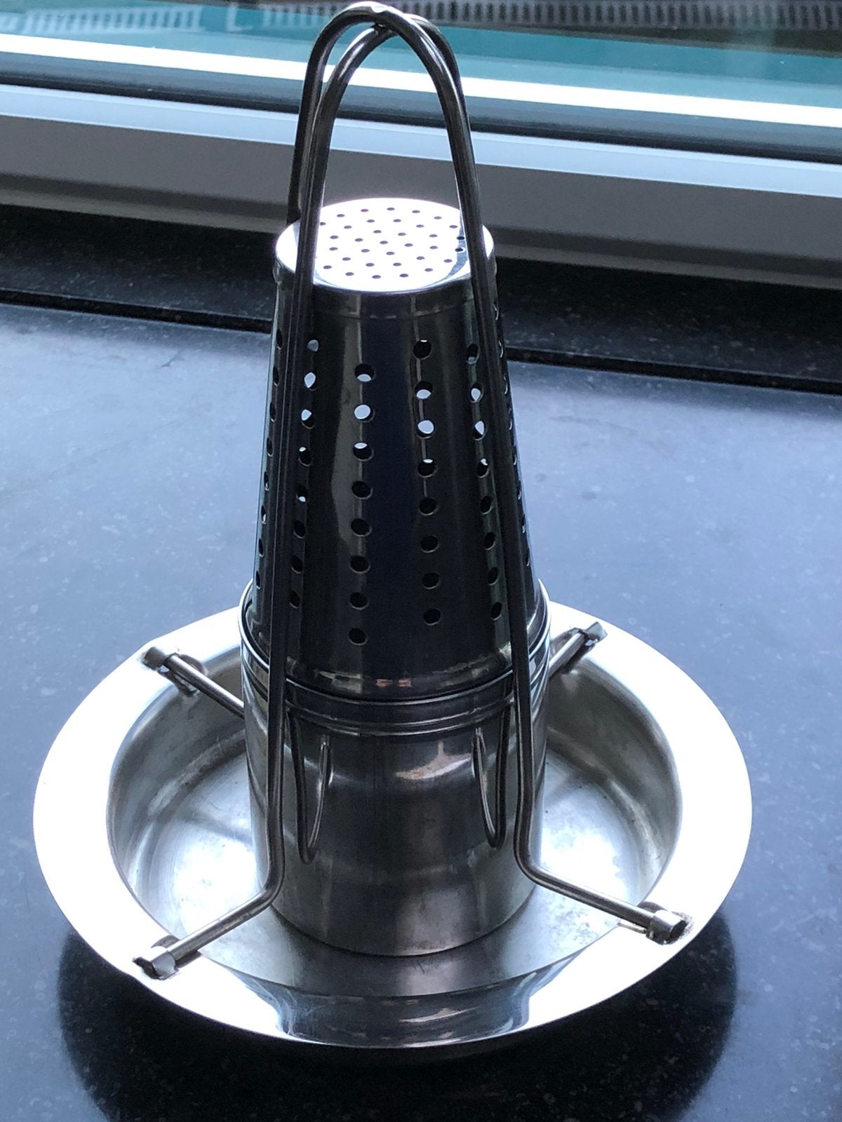 Küchenprofie Kippengrill, Ophalen