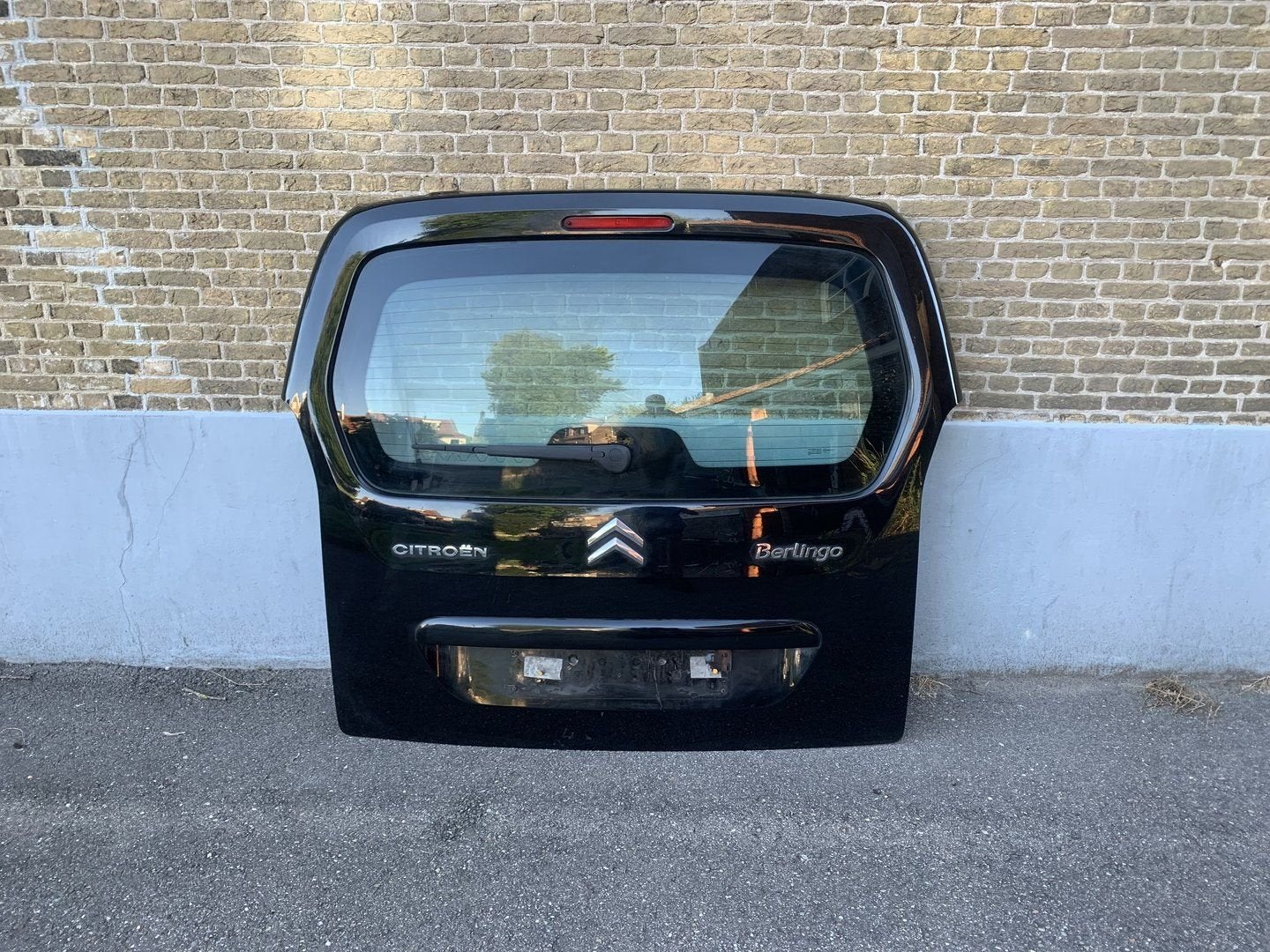 Achterklep citr. Berlingo / peug. partner zwart 2008+, Gebruikt, Citroën, -, Ophalen of Verzenden